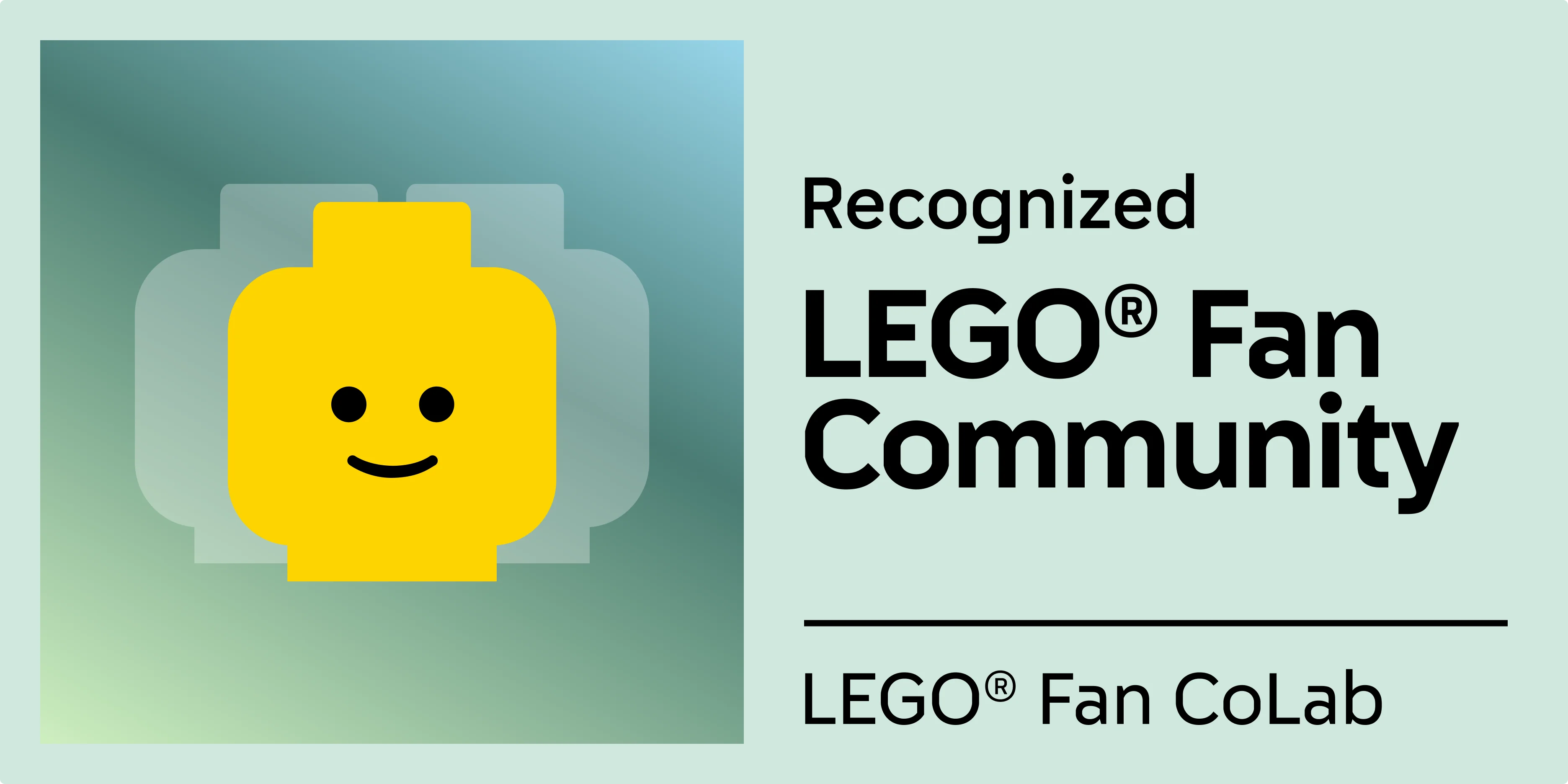 Recognised LEGO Fan Community banner